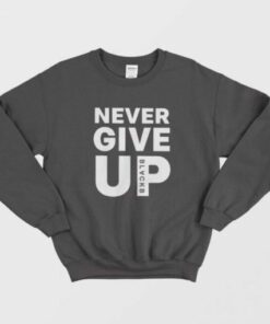 Mo Salah Never Give Up Black B Sweatshirt 2