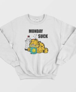 Mondays Suck Garfield Sweatshirt 1