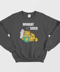 Mondays Suck Garfield Sweatshirt 2