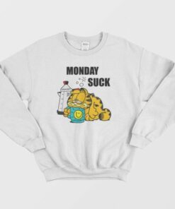 Mondays Suck Garfield Sweatshirt 3