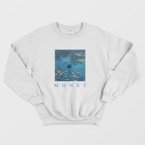 Monet Waterlily Cat Sweatshirt