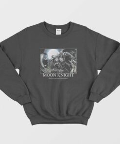 Moon Knight Didnt He Used To Be Tuxedo Mask Sweatshirt 1