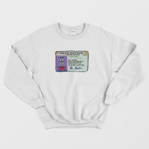 Mr Krabs Bikini Bottom Driver License Sweatshirt