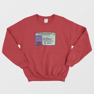 Mr Krabs Bikini Bottom Driver License Sweatshirt 3