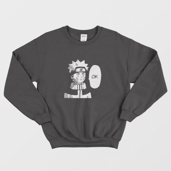 Naruto One Punch Man Crossover Sweatshirt