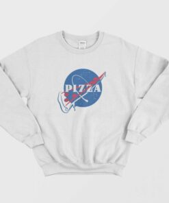 Nasa Pizza Slice Funny Sweatshirt 1