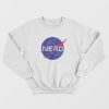 Nerd Nasa Parody Logo Sweatshirt