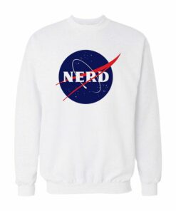 Nerd X Nasa Logo Sweatshirt 1