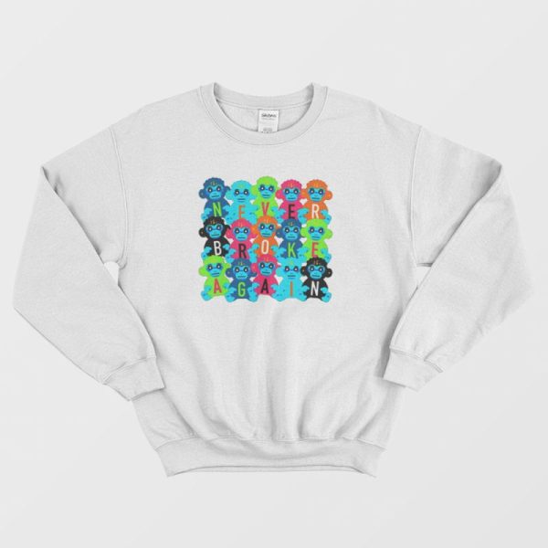 Never Broke Again Baby Monkey Sweatshirt