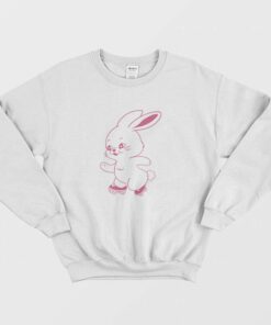 NewJeans Bunny Logo Roller Skate Sweatshirt 1
