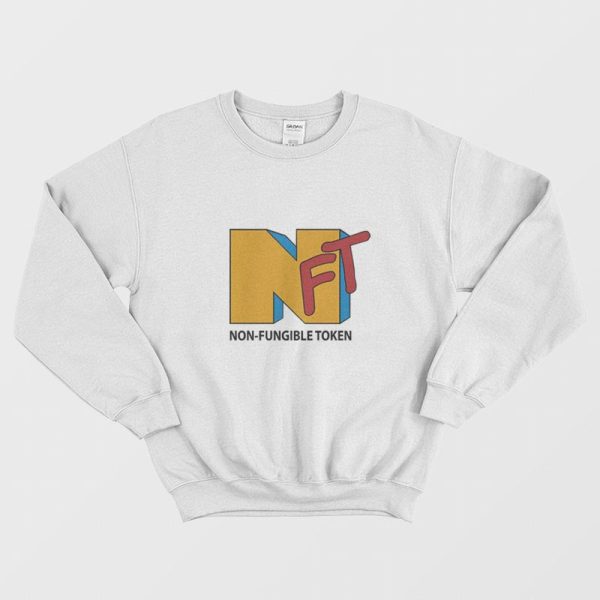 Nft Non Fungible Token Mtv Parody Sweatshirt