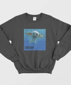 Niryoda Nirvana Parody Baby Yoda Sweatshirt 1