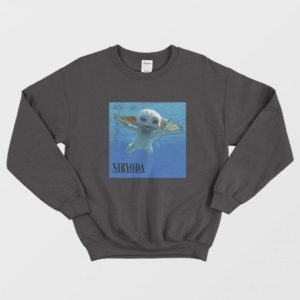 Niryoda Nirvana Parody Baby Yoda Sweatshirt 3