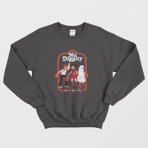 No Diggity Bout To Bag it Up Halloween Sweatshirt