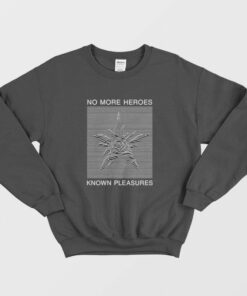 No More Heroes Known Pleasure Sweatshirt 1 No More Heroes Known Pleasure Sweatshirt 2