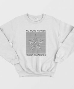 No More Heroes Known Pleasure Sweatshirt 2 No More Heroes Known Pleasure Sweatshirt 3