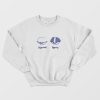 Normal Eye vs Horny Eye Sweatshirt