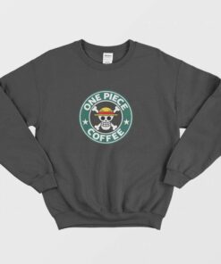 One Piece Coffee Starbucks Coffee Parody Sweatshirt 1