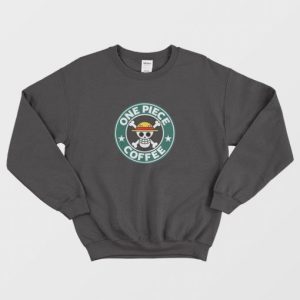 One Piece Coffee Starbucks Coffee Parody Sweatshirt 3