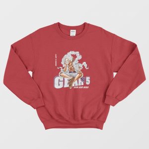 One Piece Monkey D Luffy Gear 5 Sun God Nika Sweatshirt 3