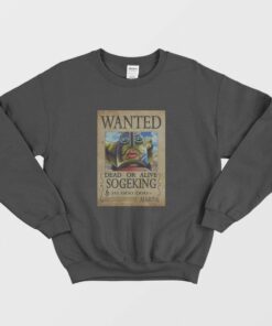 One Piece Sogeking Wanted Poster Sweatshirt 1