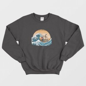 One Piece The Great Wave off Kanagawa Sweatshirt 3