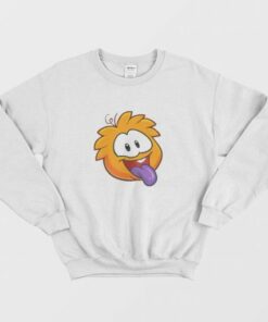 Orange Puffle Club Penguin Sweatshirt 3