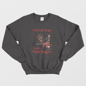 Patrick Mahomes When It’s Grim Be The Grim Reaper Kansas City Chiefs Sweatshirt