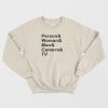 Person Woman Man Camera Tv Sweatshirt