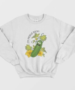 Pickle Rick Flower Sweatshirt Rick and Morty 2 Pickle Rick Flower Sweatshirt Rick and Morty 3