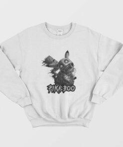 Pika Boo Halloween Pikachu Scary Pokemon Sweatshirt 2