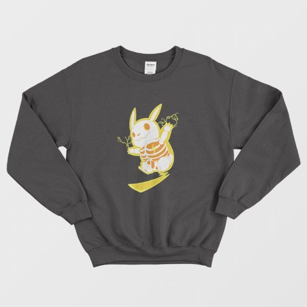 Pikachu Skeleton Pokemon Sweatshirt