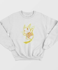 Pikachu Skeleton Pokemon Sweatshirt 2