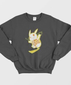 Pikachu Skeleton Pokemon Sweatshirt 3