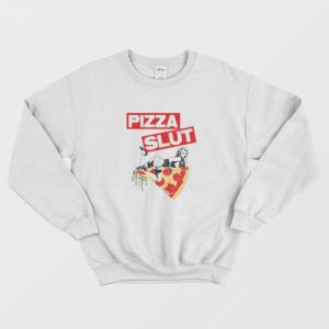 Pizza Slut Marilyn Monroe Design Sweatshirt