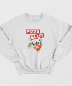 Pizza Slut Marilyn Monroe Design Sweatshirt 3