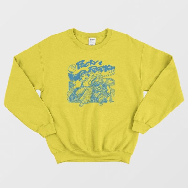 Pocky and Rocky Gaming Sweatshirt