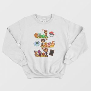 Pokemon Digimon Yugioh Starters Childhood Memory Sweatshirt