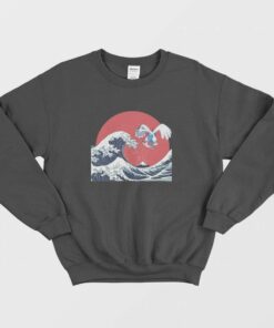 Pokemon Lugia Japanese Wave Sweatshirt 1