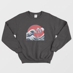 Pokemon Lugia Japanese Wave Sweatshirt