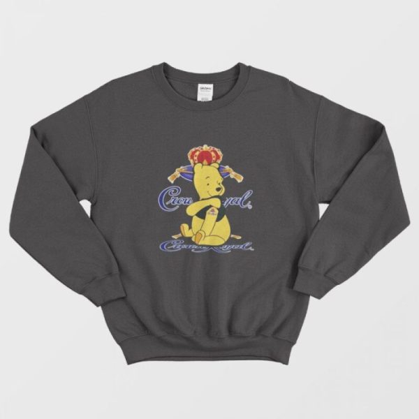 Pooh Tattoos Crowns Royal Logo Sweatshirt