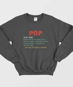 Pop Definition Professional Advice Family Historian Sweatshirt 1
