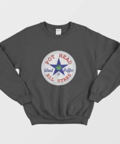 Pot Head All-Stars Weed Puffer Sweatshirt 1 Pot Head All Stars Weed Puffer Sweatshirt 2