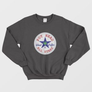 Pot Head All-Stars Weed Puffer Sweatshirt