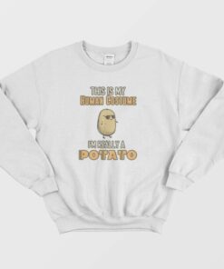 Potato This Is My Human Costume Funny Sweatshirt 3