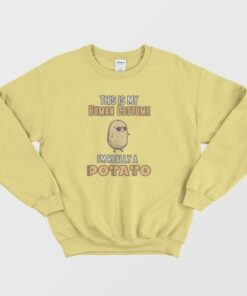 Potato This Is My Human Costume Funny Sweatshirt 4