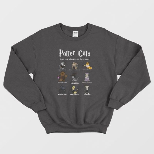 Potter Cats Harry Pawter Sweatshirt