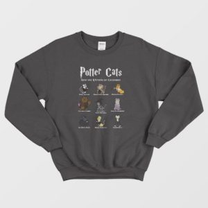 Potter Cats Harry Pawter Sweatshirt 3