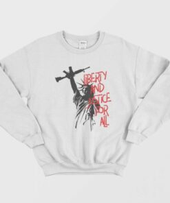 Pro Liberty and Justice For All Gun Rights Sweatshirt 1