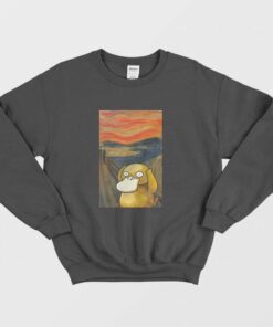 Psyduck The Scream Sweatshirt 1